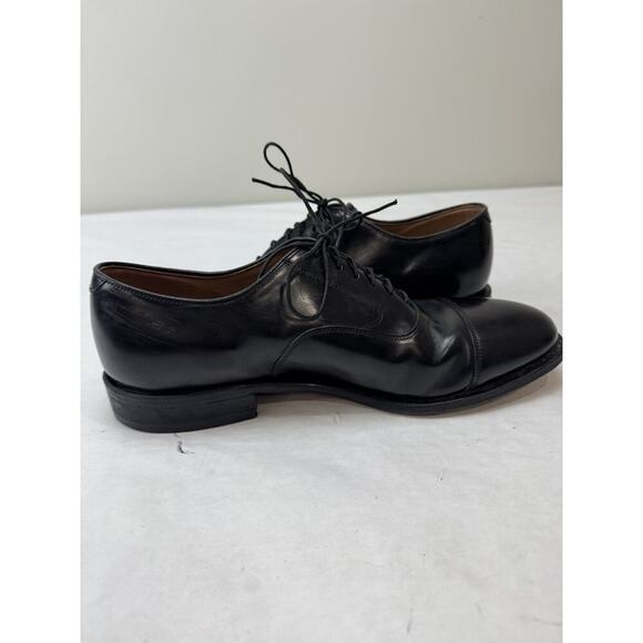 Men's Dress Shoes JOHNSTON & MURPHY Melton OPTIMA 02981 Sz 9.5 D/B Black Leather - Picture 4 of 7